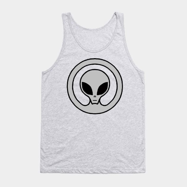 Alien Guy Tank Top by Happy Guy